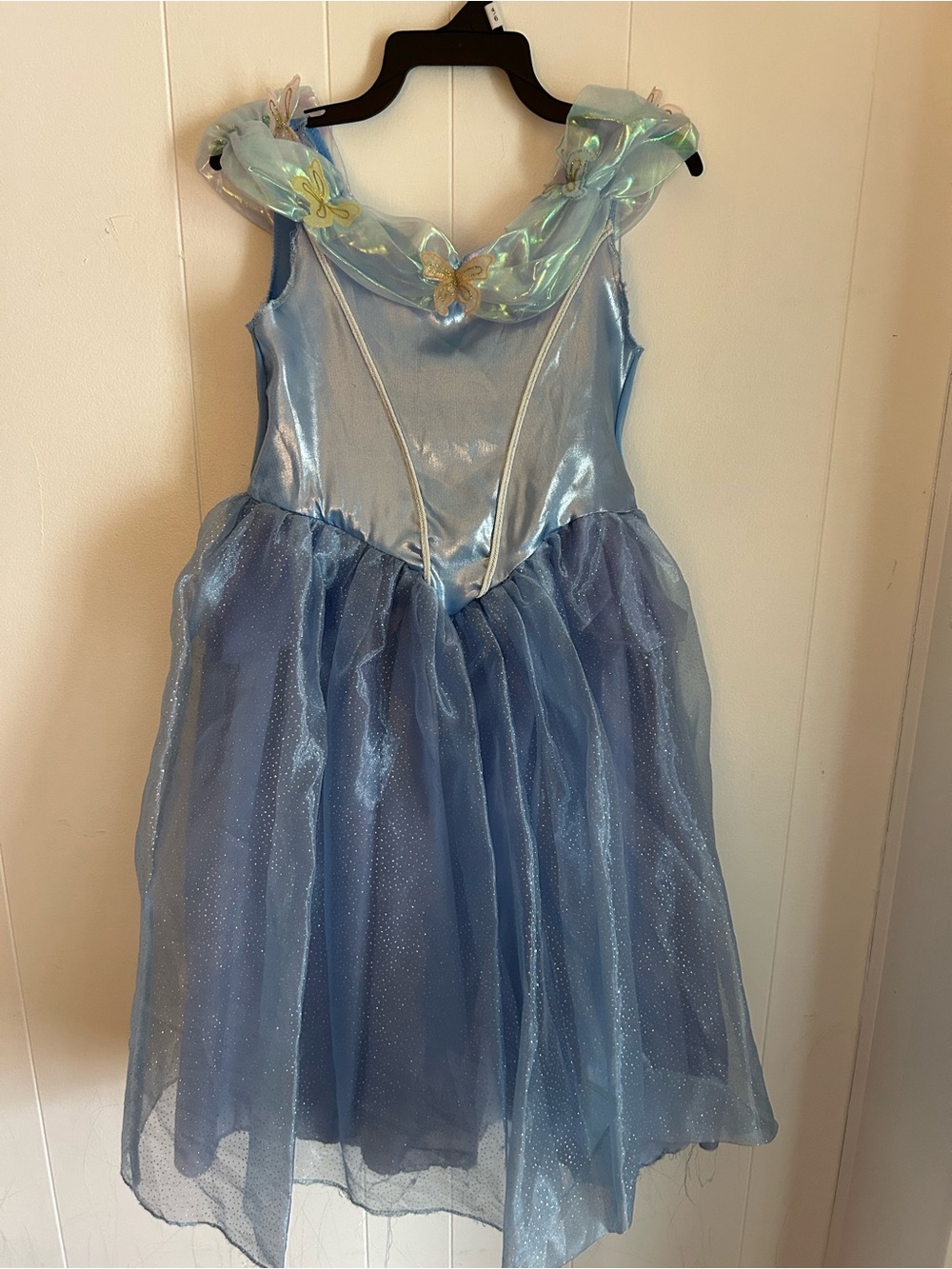 Cinderella Disney Princess Blue Dress Up Costume girls size 4-6X